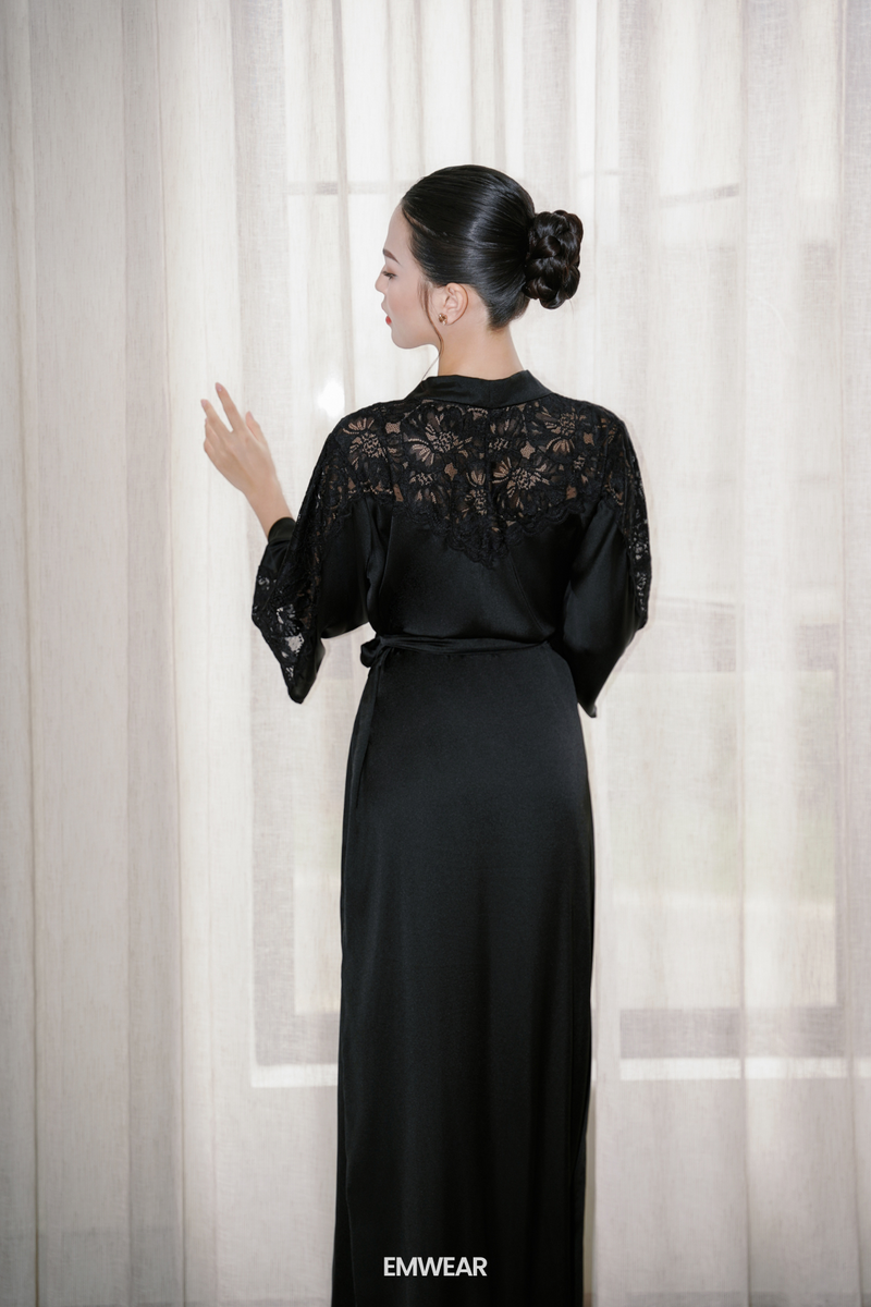 Brimstone Silk Robe