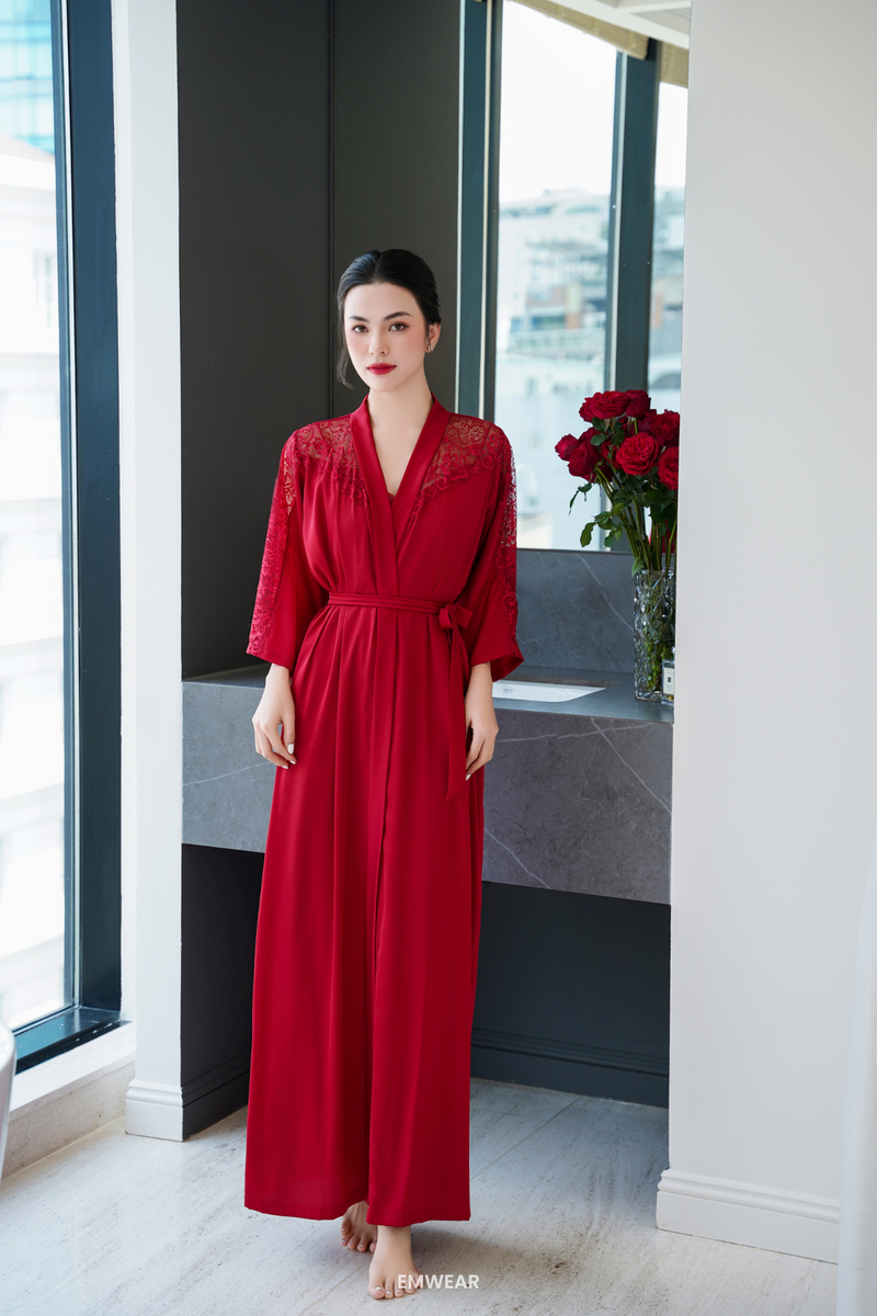 Brimstone Robe in Red