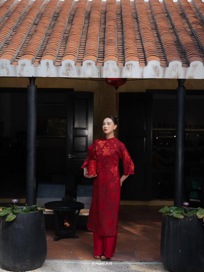 Ao Dai - Red