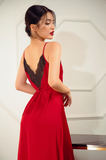 Vivian Lace Backless Dress