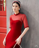 Sườn Xám Tay Lửng (Mị)