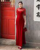 Sườn Xám Tay Lửng (Mị)