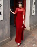 Sườn Xám Tay Lửng (Mị)