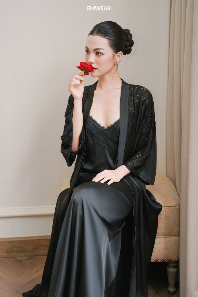 Brimstone Silk Robe – EM Wear