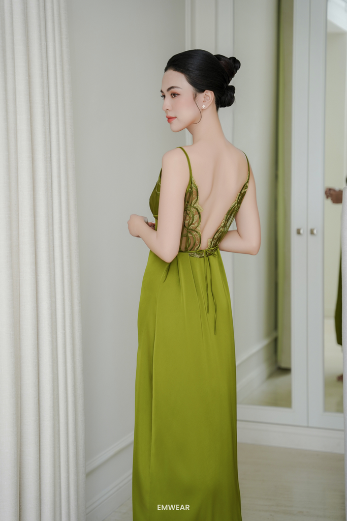 silver basil sour mojito slip dress main image 0