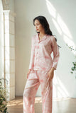 Silk Printed Pattern Pyjama Set