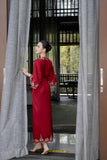 Scarlet Blossom Robe