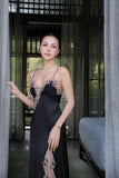 Midnight Petal Dress