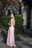 Silk Peony Dress